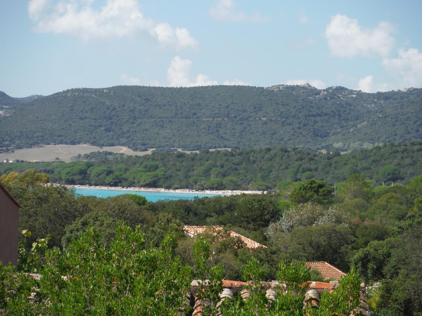 Vue mer depuis le balcon de la chambre à l'étage